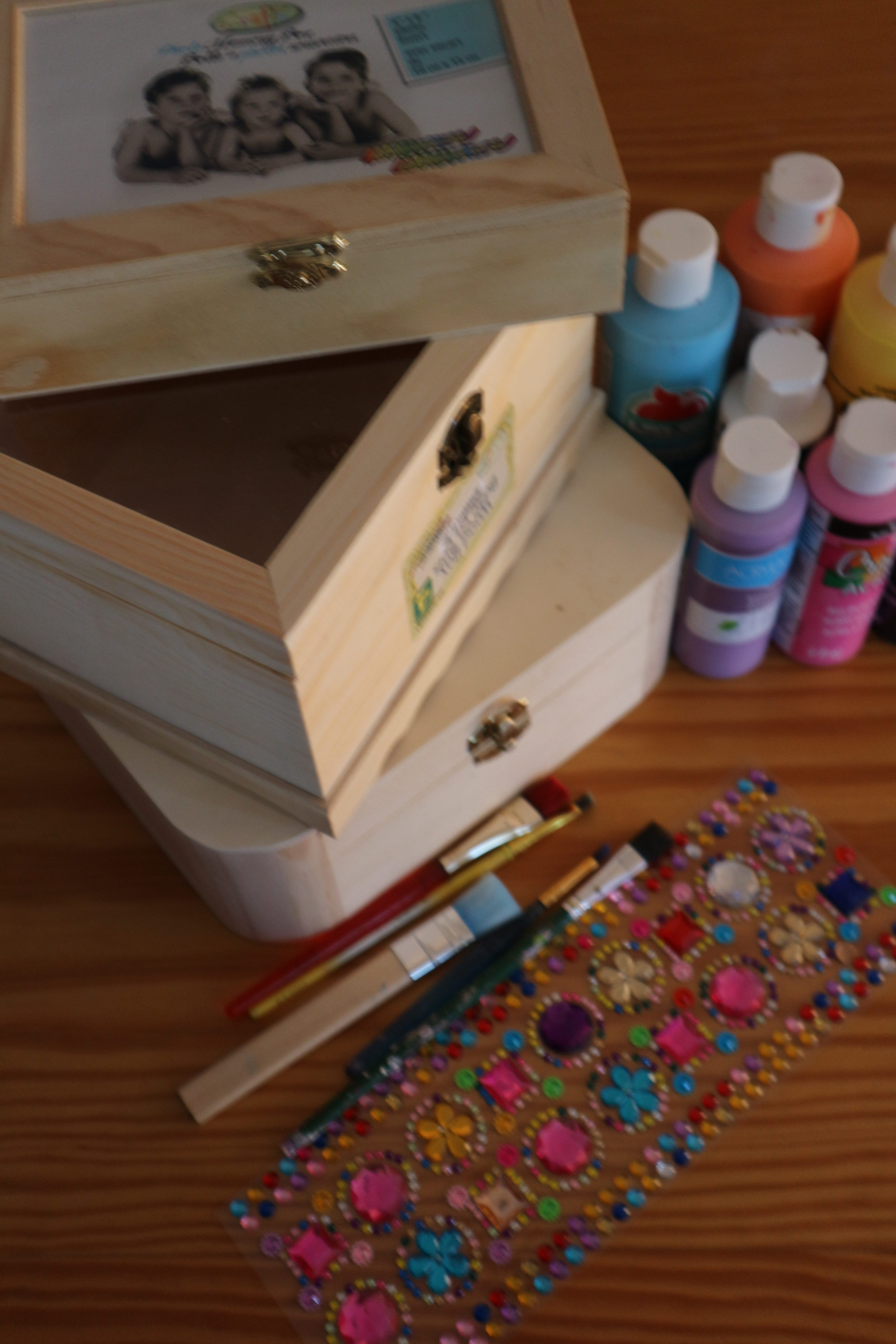 Bare Wood Box Jewelry Box - My Bright Ideas