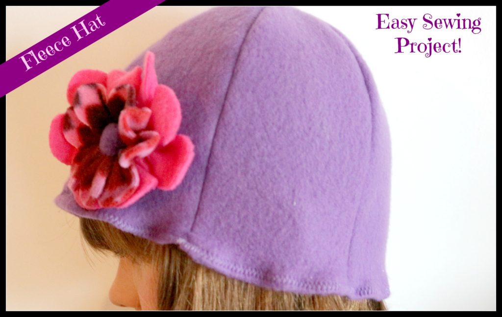 Fleece Hat-Easy to Sew mybrightideasblog.com