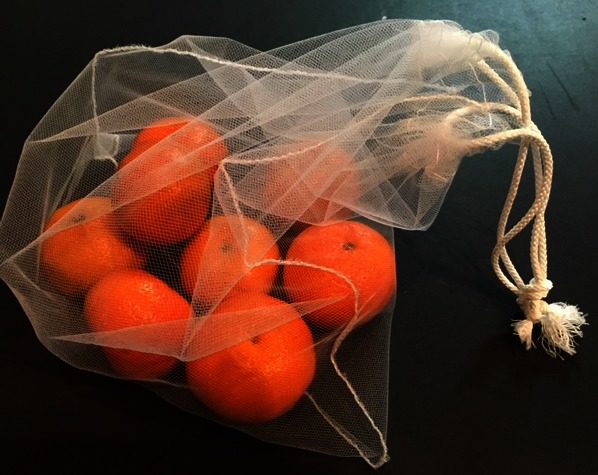 Sew your own produce bag. Save the use of plastic bags. Help the environment.
