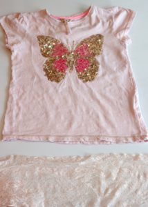 Short Shirt needs Lengthening with Lace mybrightideasblog.com