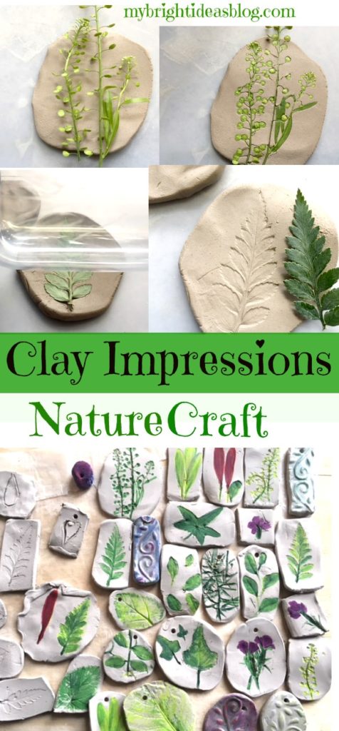 Clay Plant imprint Hanger