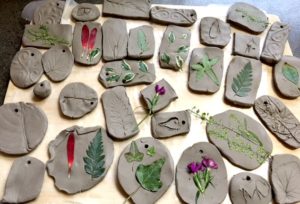Looking for a nature craft for Earth Day Projects? This Clay Impressions Craft is Easy and Beautiful! mybrightideasblog.com