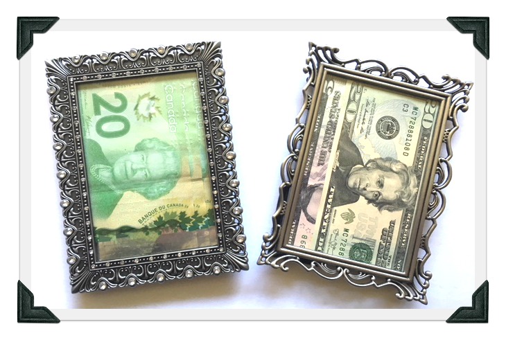 Give a money gift in a picture frame. mybrightideasblog.com