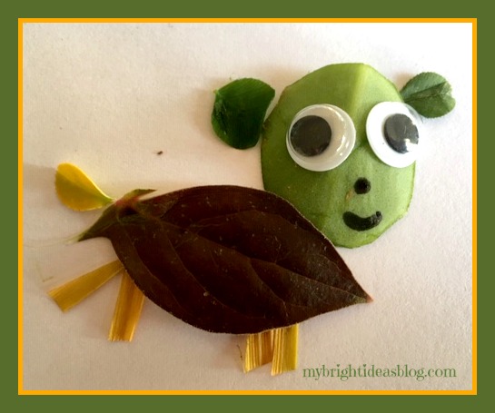Make Leaf Art - Easy Nature Project! - My Bright Ideas