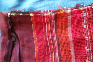 DIY How to make an infinity scarf with a hidden pocket. mybrightideasblog.com