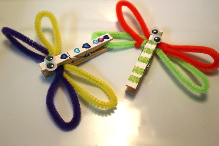 Butterfly Clothespin Easy Kids Craft - My Bright Ideas