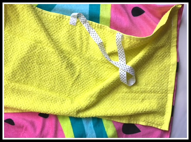 Make a Beach Bag from a Beach Towel and Hand Towel in 10 minutes - My ...