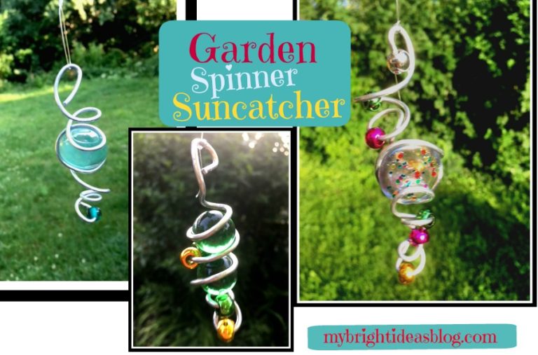 Make an EASY Garden Decoration From Wire, Marbles and Beads - My Bright ...