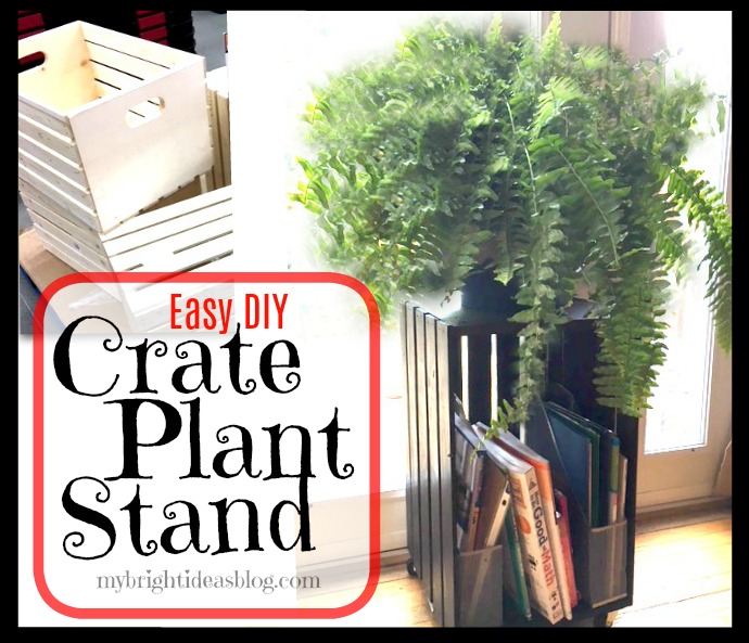 Make A Wood Crate Plant Stand Super, How To Make Wooden Crates For Plants