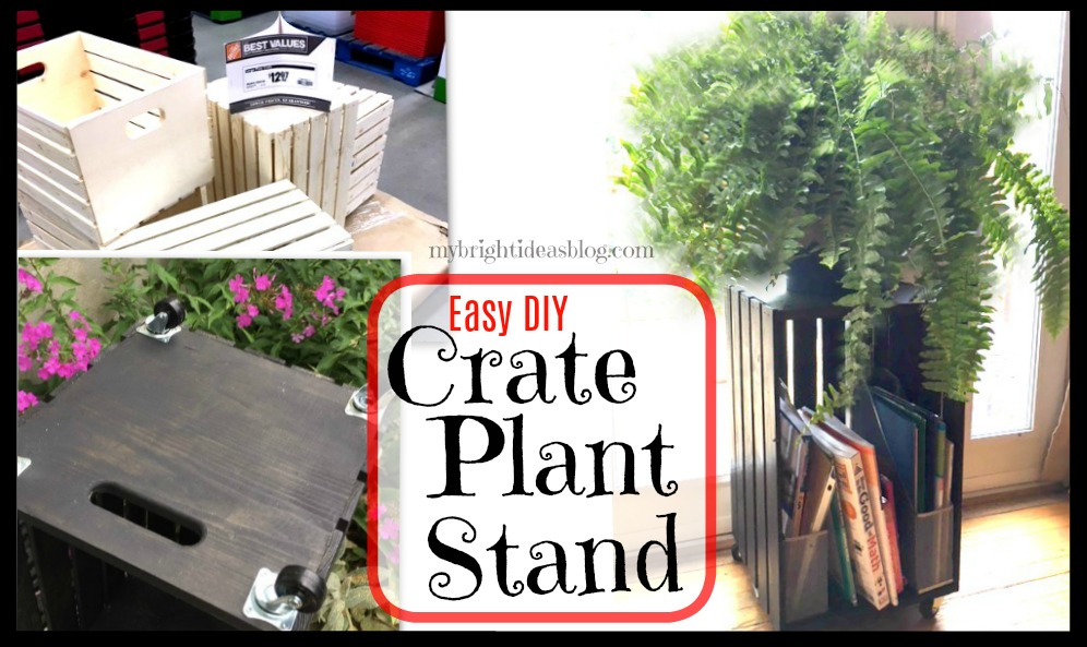 Make A Wood Crate Plant Stand Super, How To Make Wooden Crates For Plants