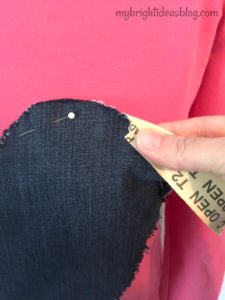 Upcycled Jeans - Sweatshirt Refashion - My Bright Ideas