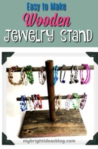 Make a Jewelry Display Stand- Easy Diy - My Bright Ideas